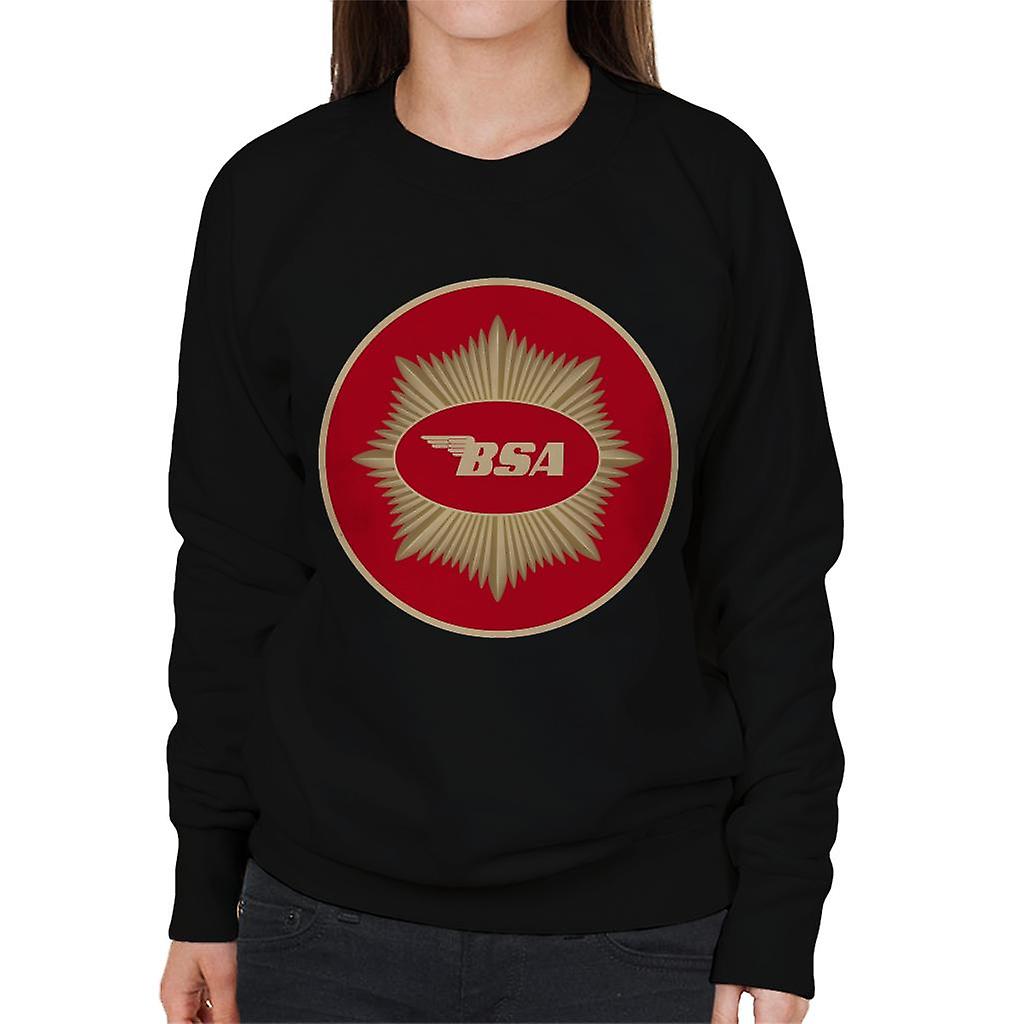BSA Motorcycle Red Logo Women's Sweatshirt