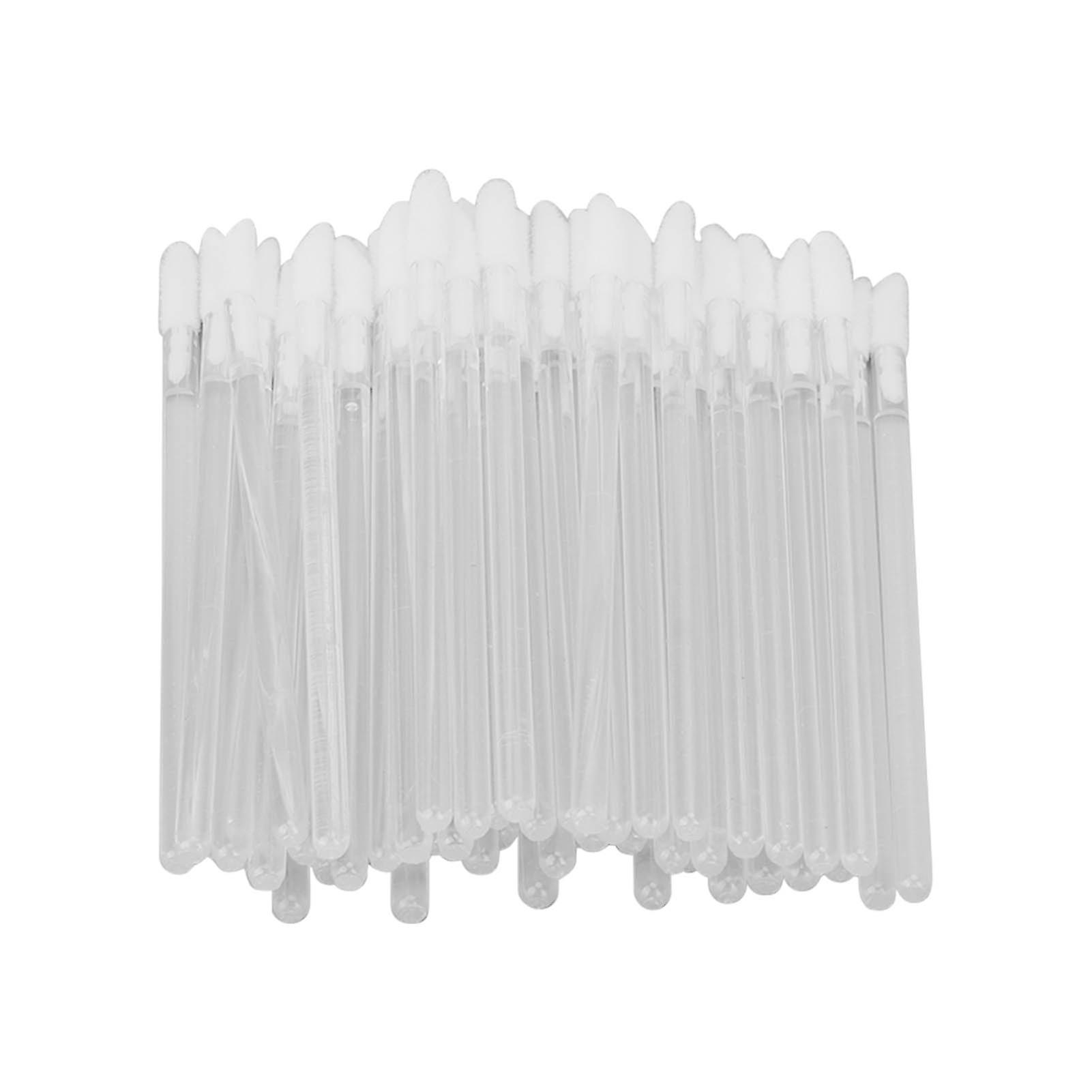 100pcs Disposable Lip Brushes Professional Lip Gloss Applicators Portable Makeup Tools for Precise Cosmetic Application