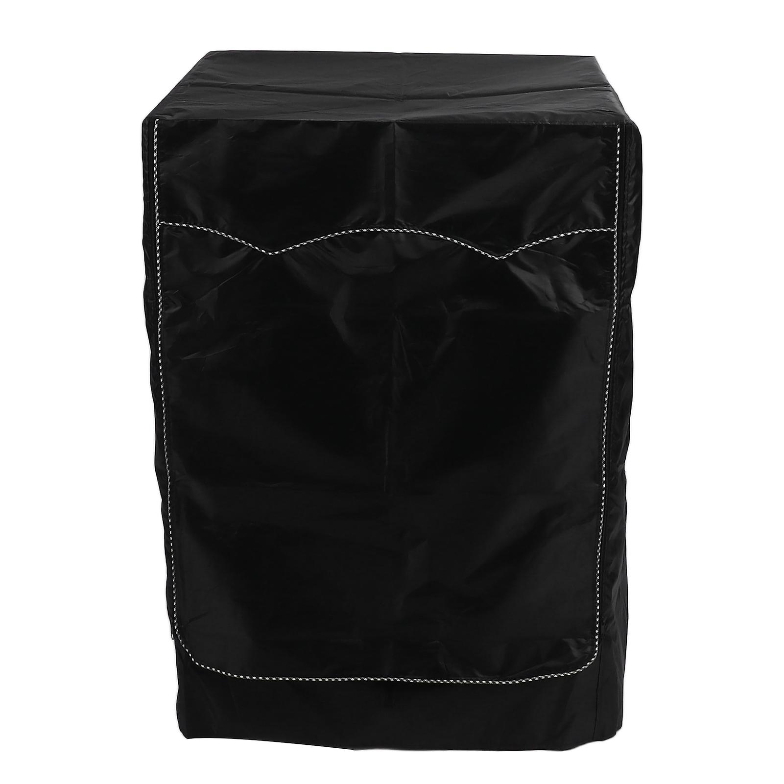 Washer and Dryer Cover, Fits Most Front Loading Machines, Waterproof, Dustproof, Weather Protection, Black, 60 x 60 x 88 cm