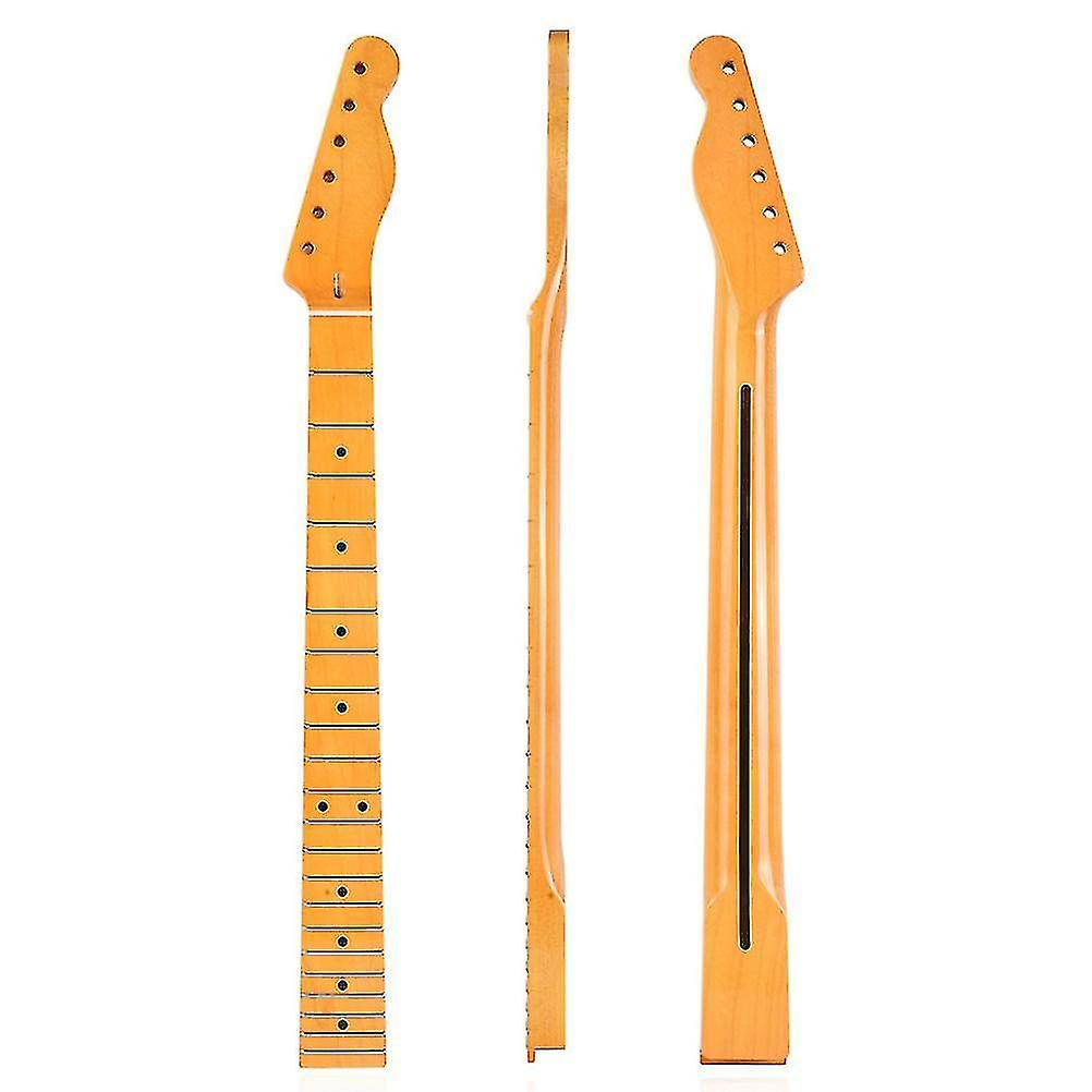 22フレット エレキギターネック カナディアンメープル指板ハンドル TLテレキャスター用 バックセンターライン