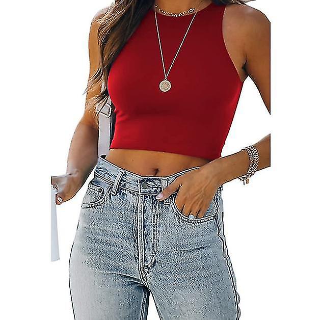 الفتيات دبابة أعلى النساء تي شيرت مثير عارضة قصيرة الأكمام الملابس الصيفية