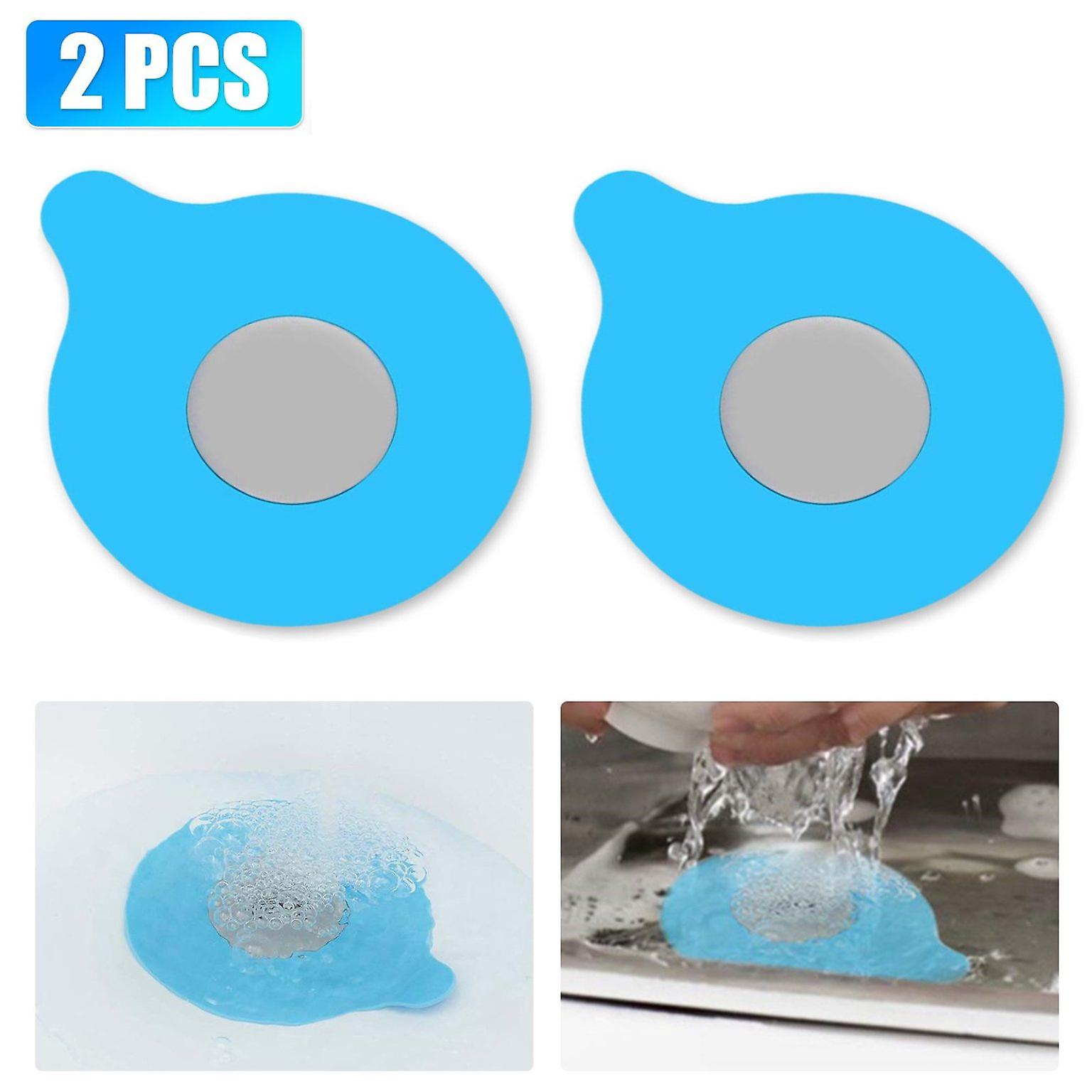 Silicone Bathtub Drain Stopper, 2pcs Kitchen Sink Stopper, Universal Bath T