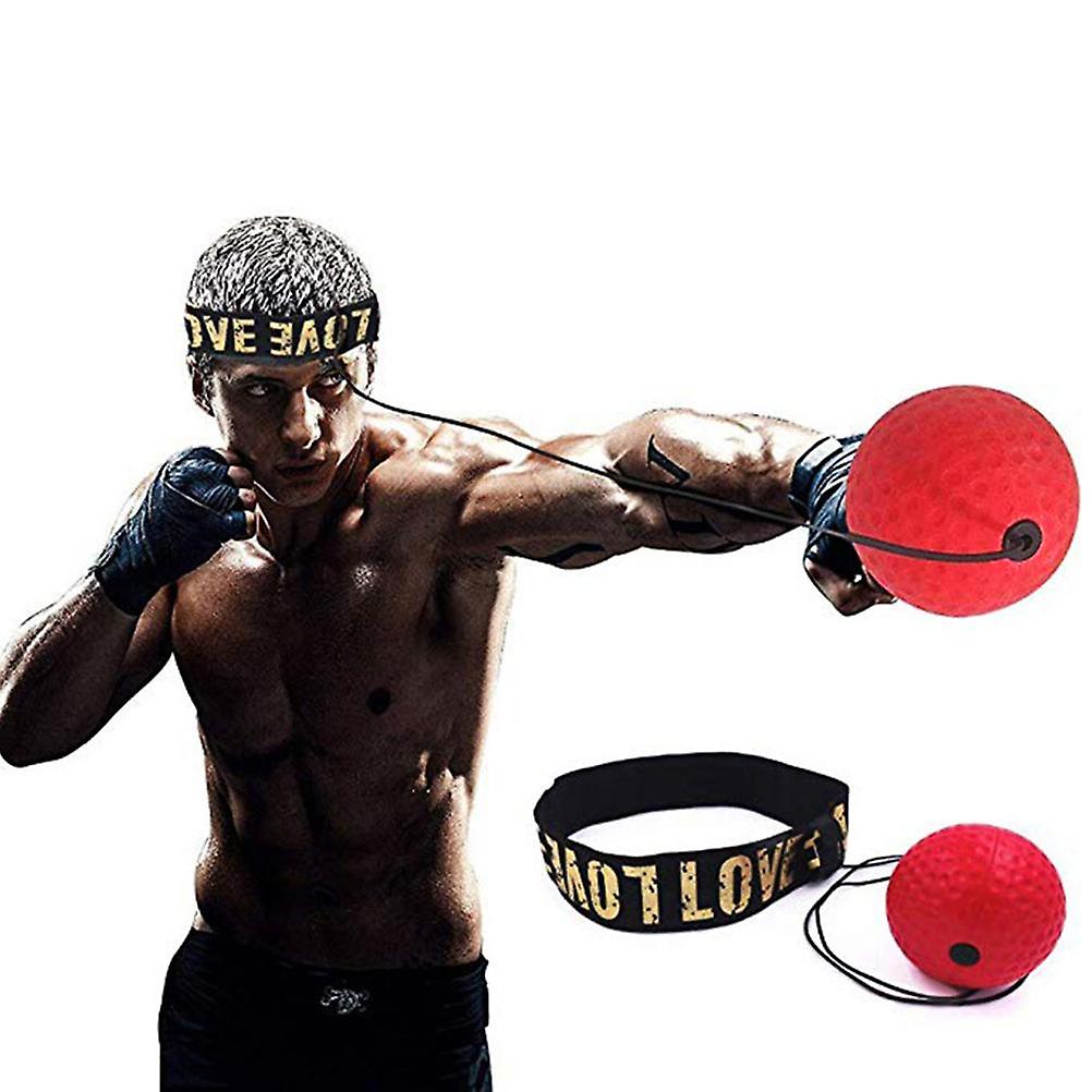 Boxing Reflex Ball Boxing Equipment with Headband Great Fight Trainer for Improving Speed Punching Speed Hand Eye Coordination