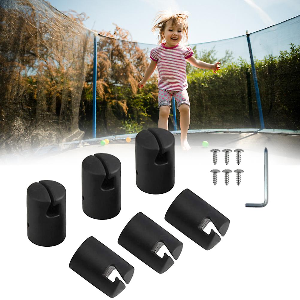 トランポリンエンクロージャポールフラットスチールシートトップリングシステム用プラスチックトランポリンポール