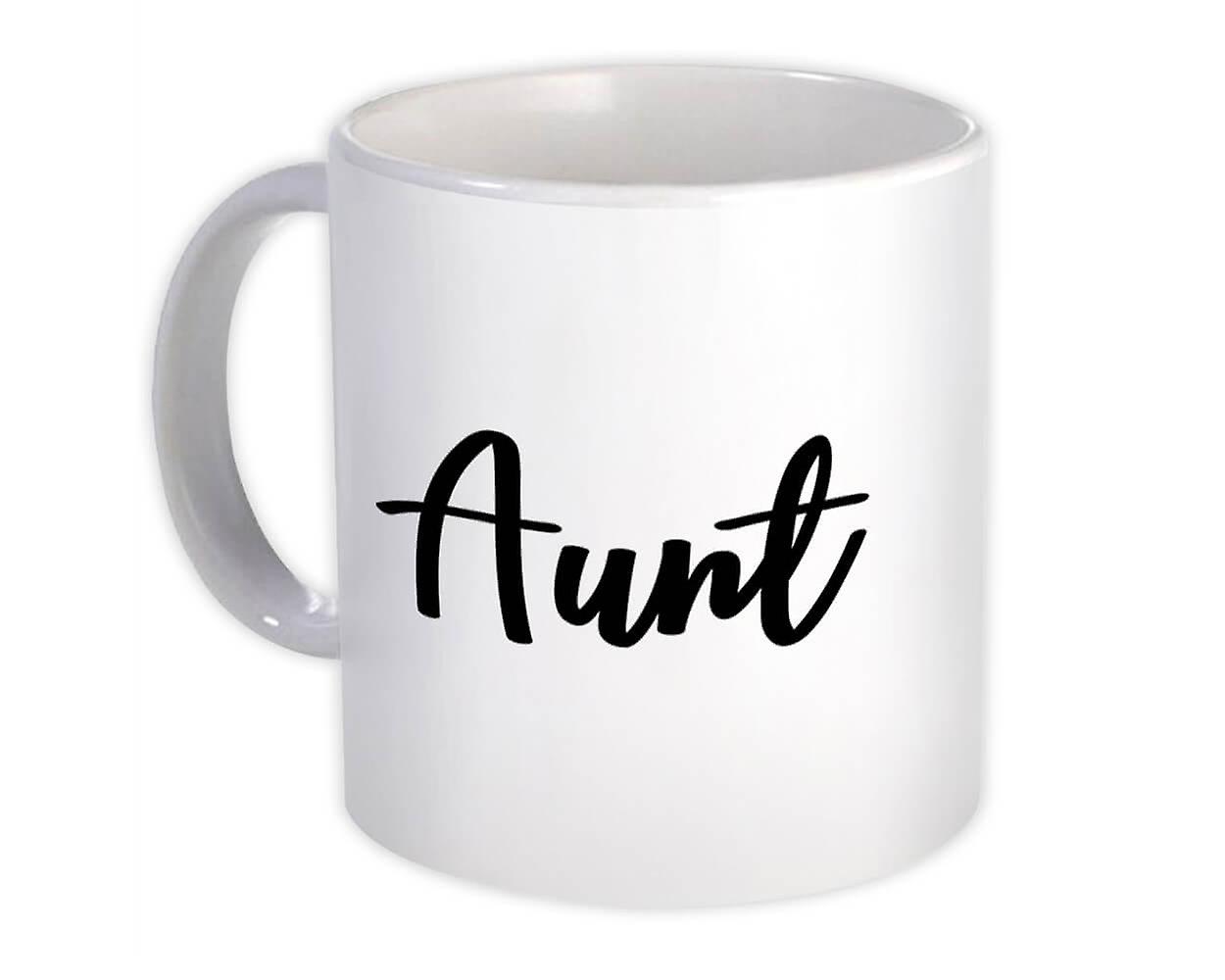 Caneca de Presente: Citação da tia