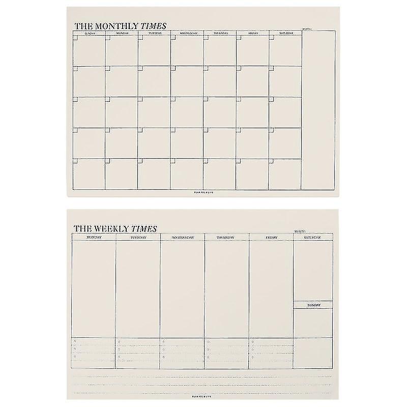 2pcs Weekly Planner