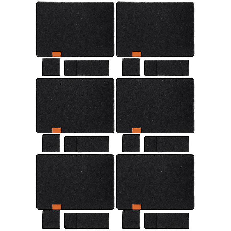 6set Felt Placemats