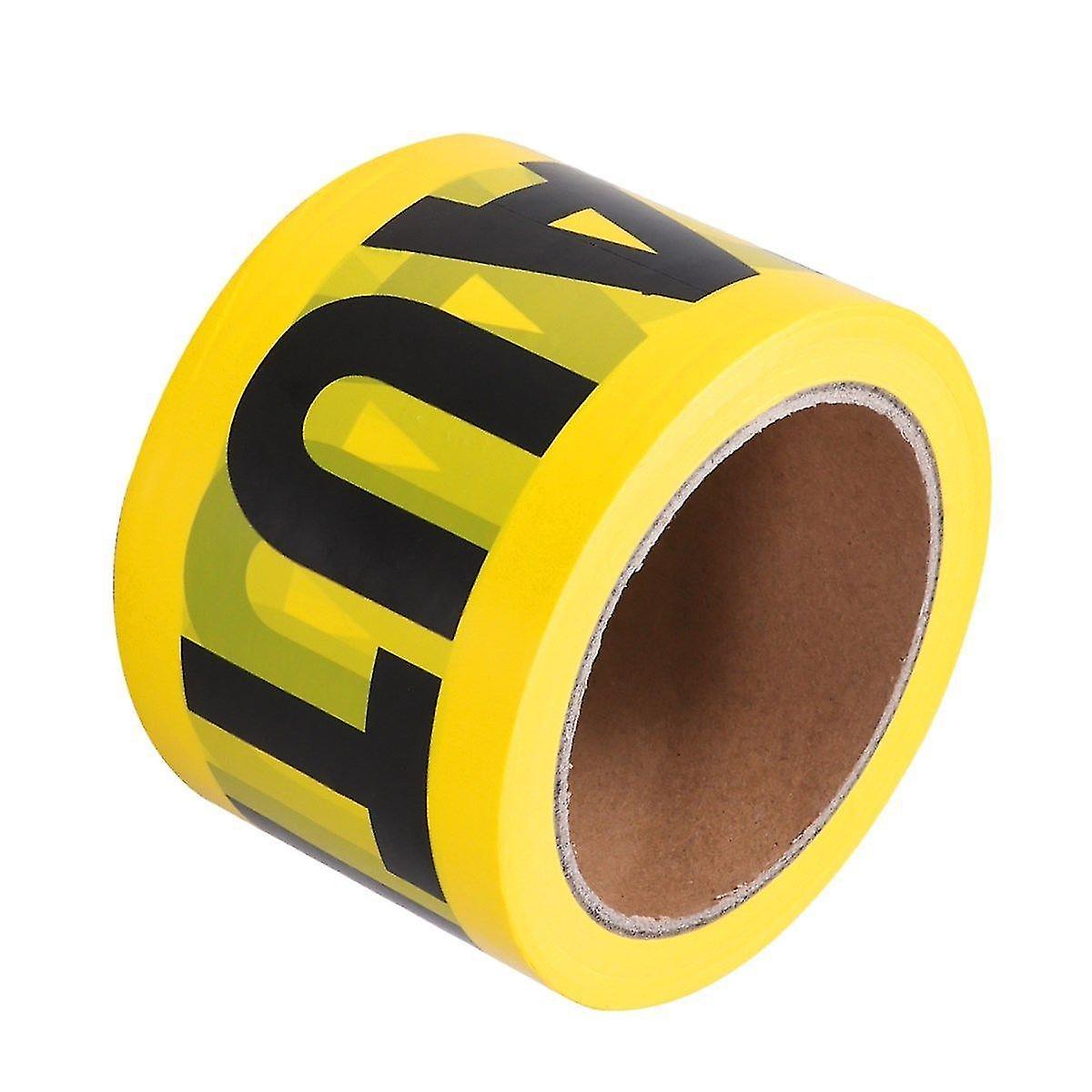 Caution Tape Roll, 3 in X 1000 ft Yellow Do Not Enter Barricade Tape, Non Adhesive Warning Safety Tape with Bold Black Print for Danger Hazardous Area