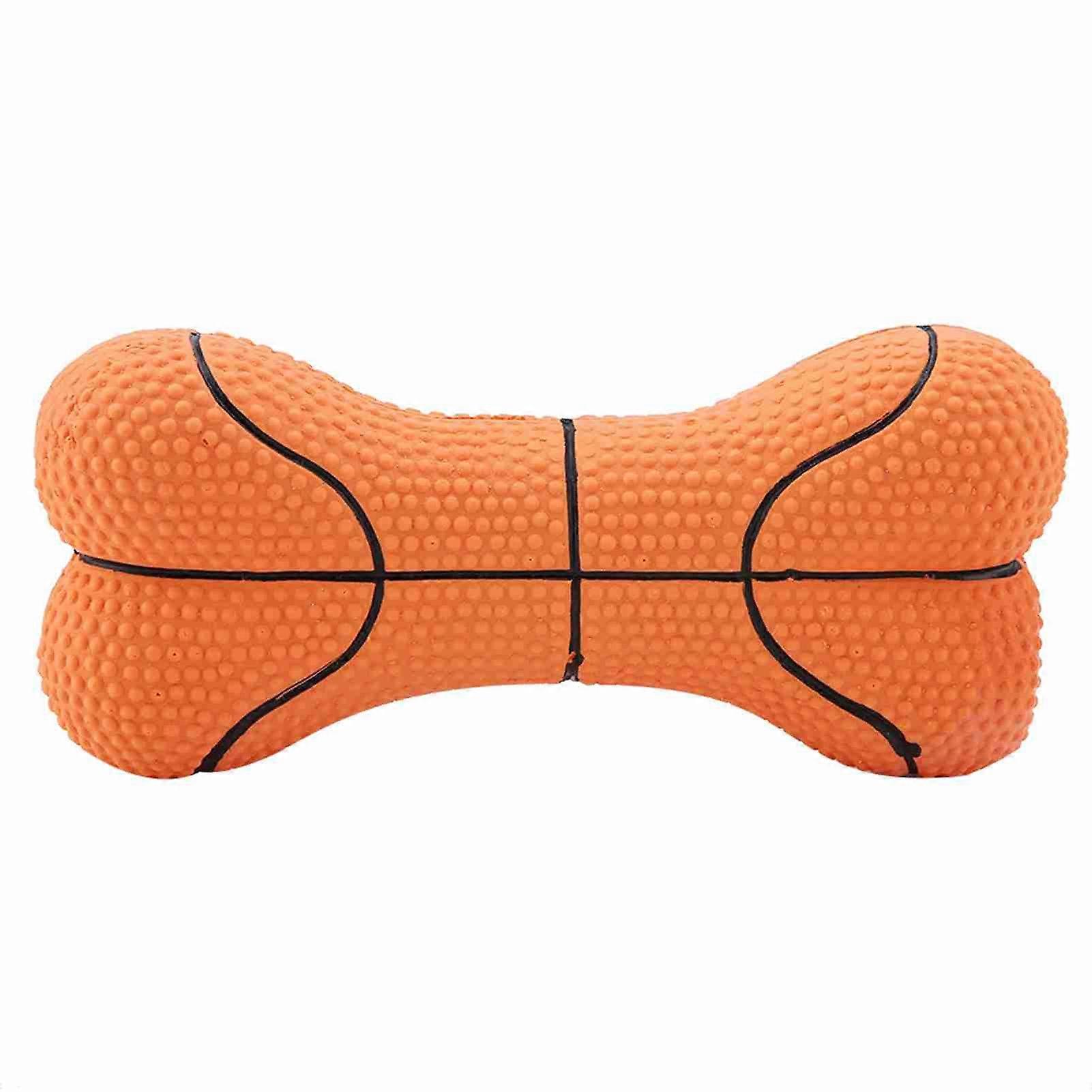 Jouet pour chien en latex naturel résistant aux morsures, jouet à mâcher pour chiot (basket-ball)