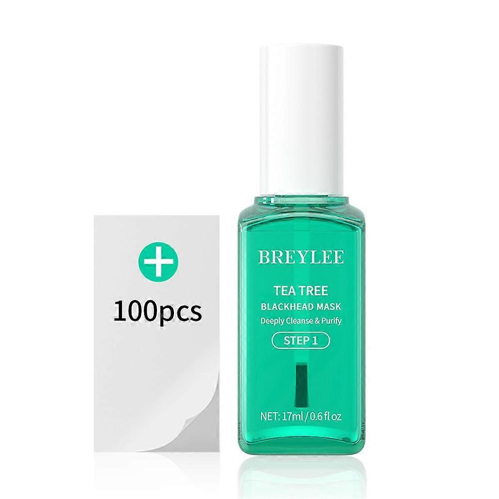 Green Tea Blackhead Removal Nose Strips 100 Pcs Deep Cleansing Pore Minimizer Exfoliation Oil Control