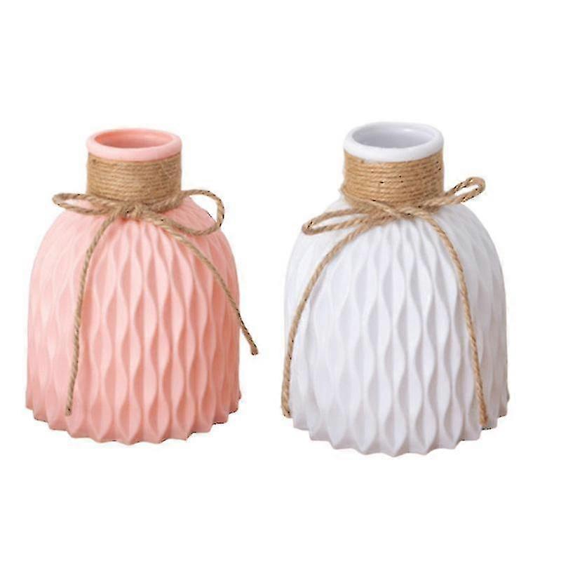 2pcs Vase Decoration, Plastic Flower Holer