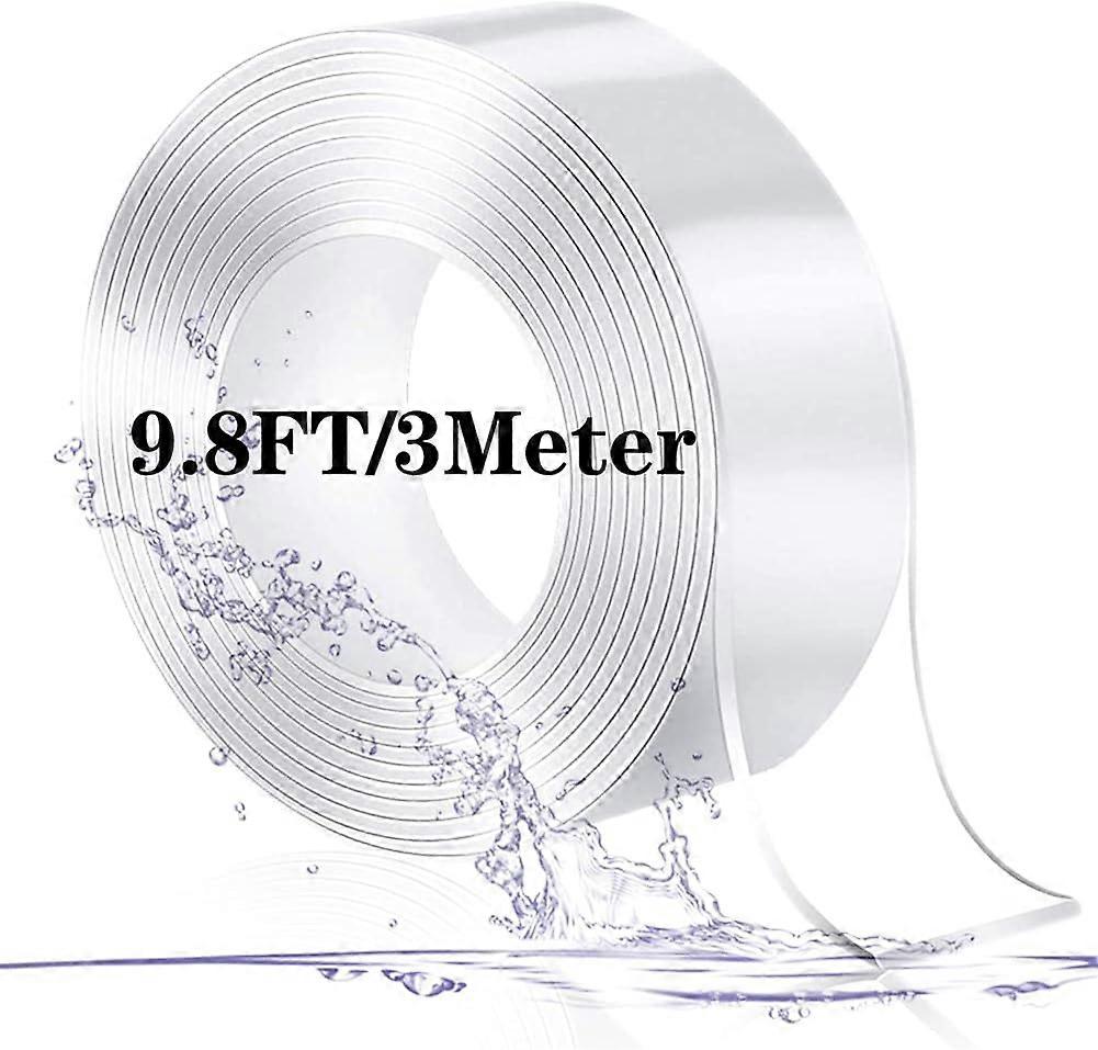 3 Meters Extra Strong Double-Sided Adhesive Tape, Washable Transparent Nano Tape, Removable Double-Sided Traceless