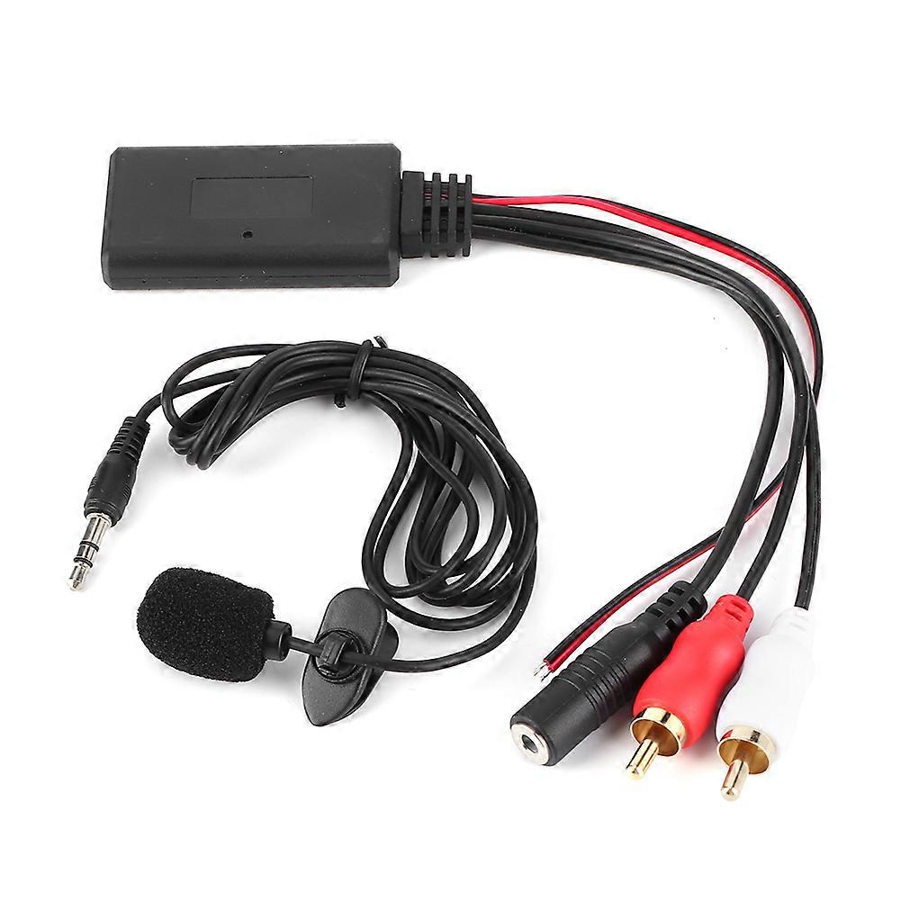 Bluetooth AUX Module 2 RCA Cable Adapter with HandsFree Microphone for for Alpine for Pioneer for Sony NO.69114