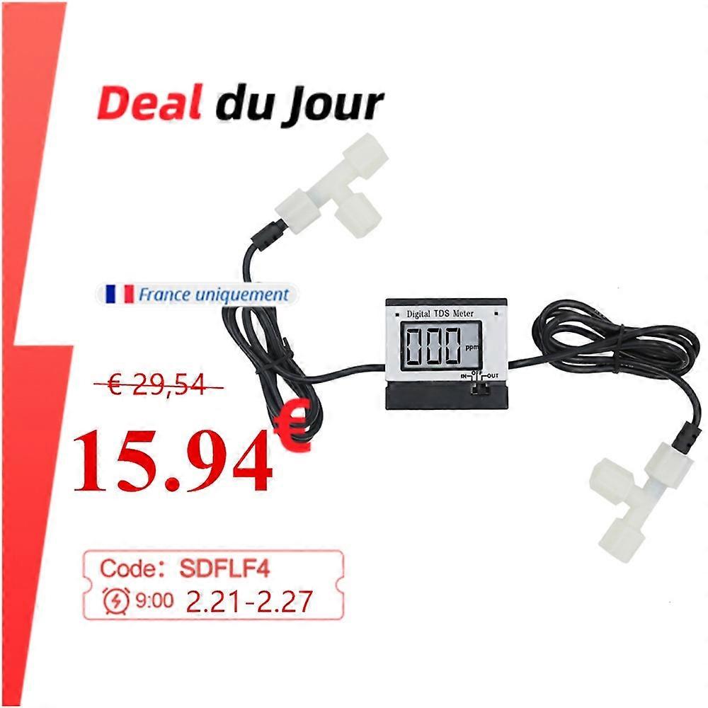 TDS Meter 0~1999 ppm measure range Filter Measuring Conductivity Water Purity Quality Measurement Tool Tester  30%off