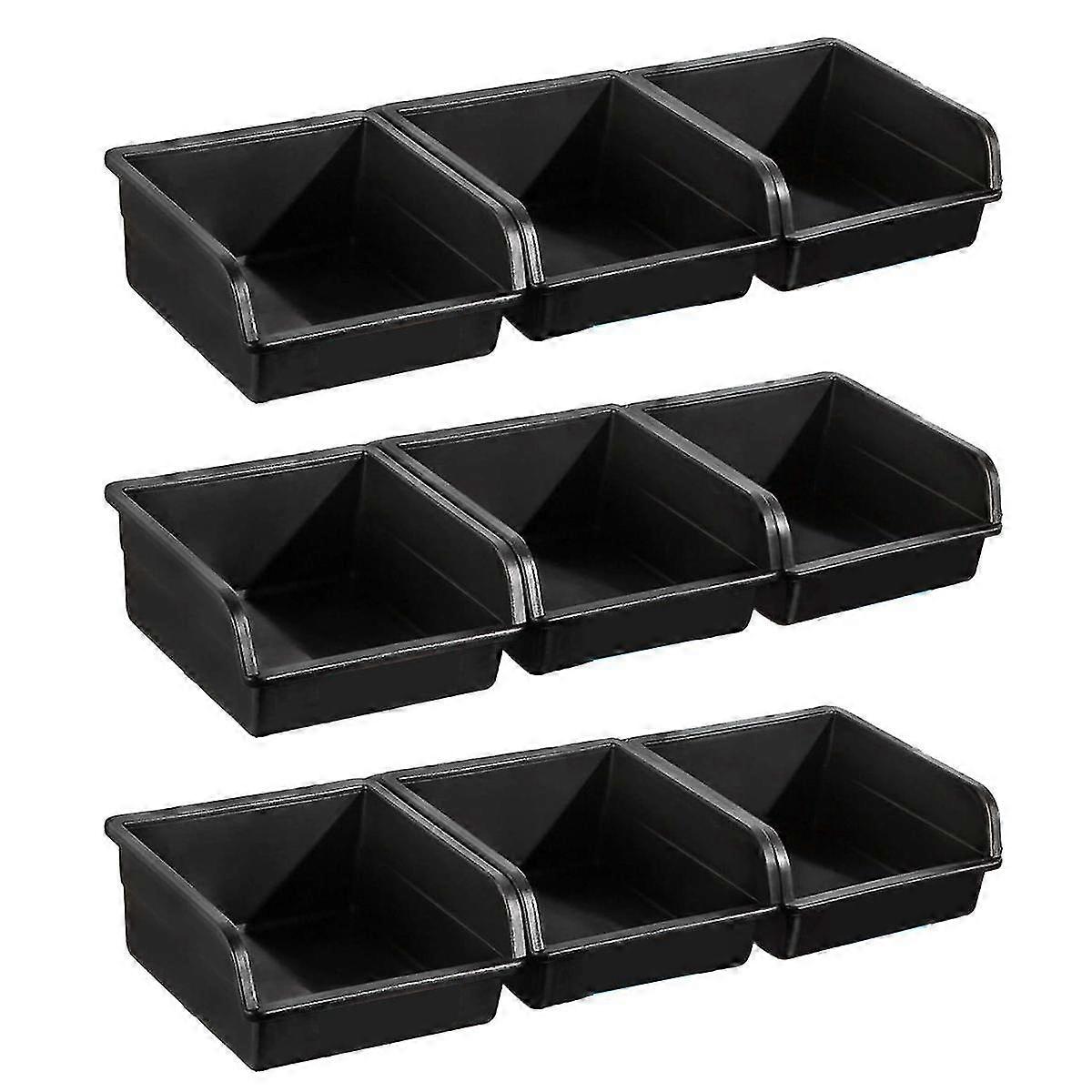 穴あきボードアクセサリー、斜め口、厚みのある部品収納ボックス、角穴フック、収納プラスチックボックス