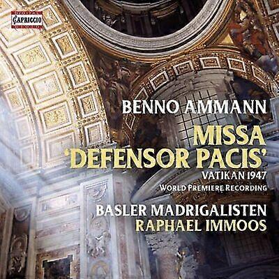 Benno Ammann : Benno Ammann: Missa 'Defensor Pacis' CD (2021)