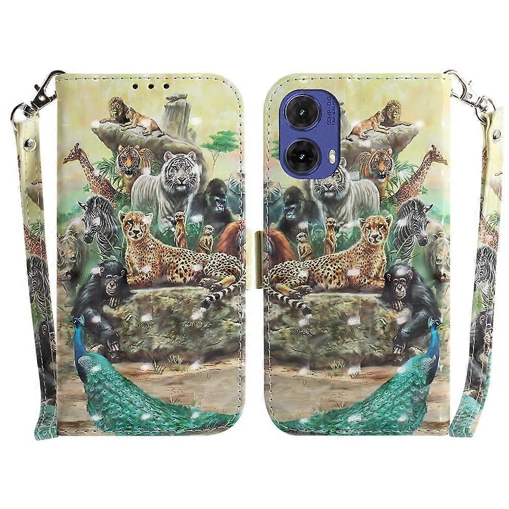 Leather Case For Motorola Moto G85