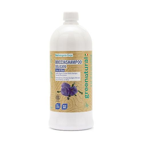 Shower Gel and Shampoo 2 in 1 of Linen and Rice 1 L