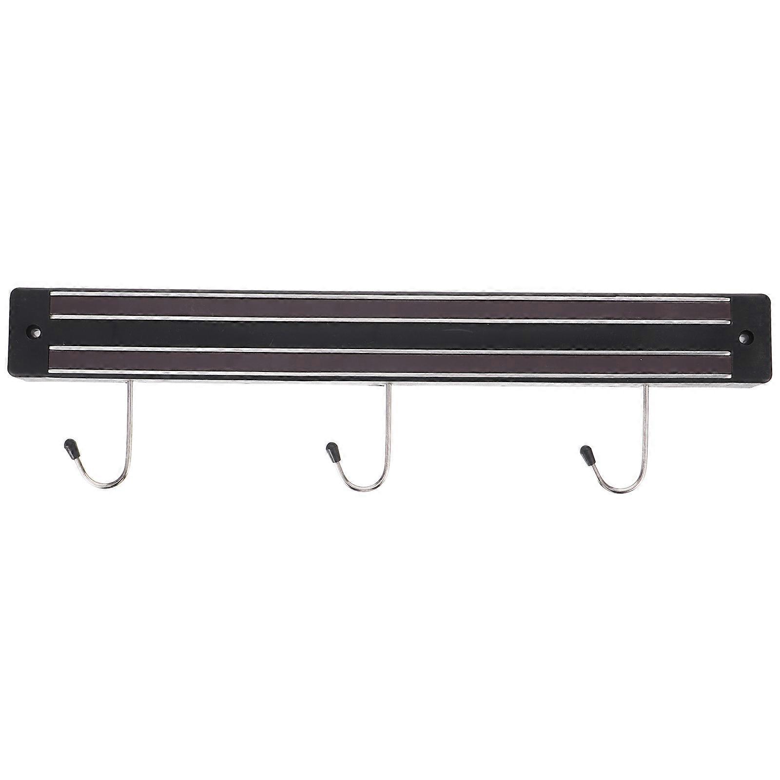 Kitchen Magnetic Knives Holder Wall-mounted Knives Organizer with Hooks