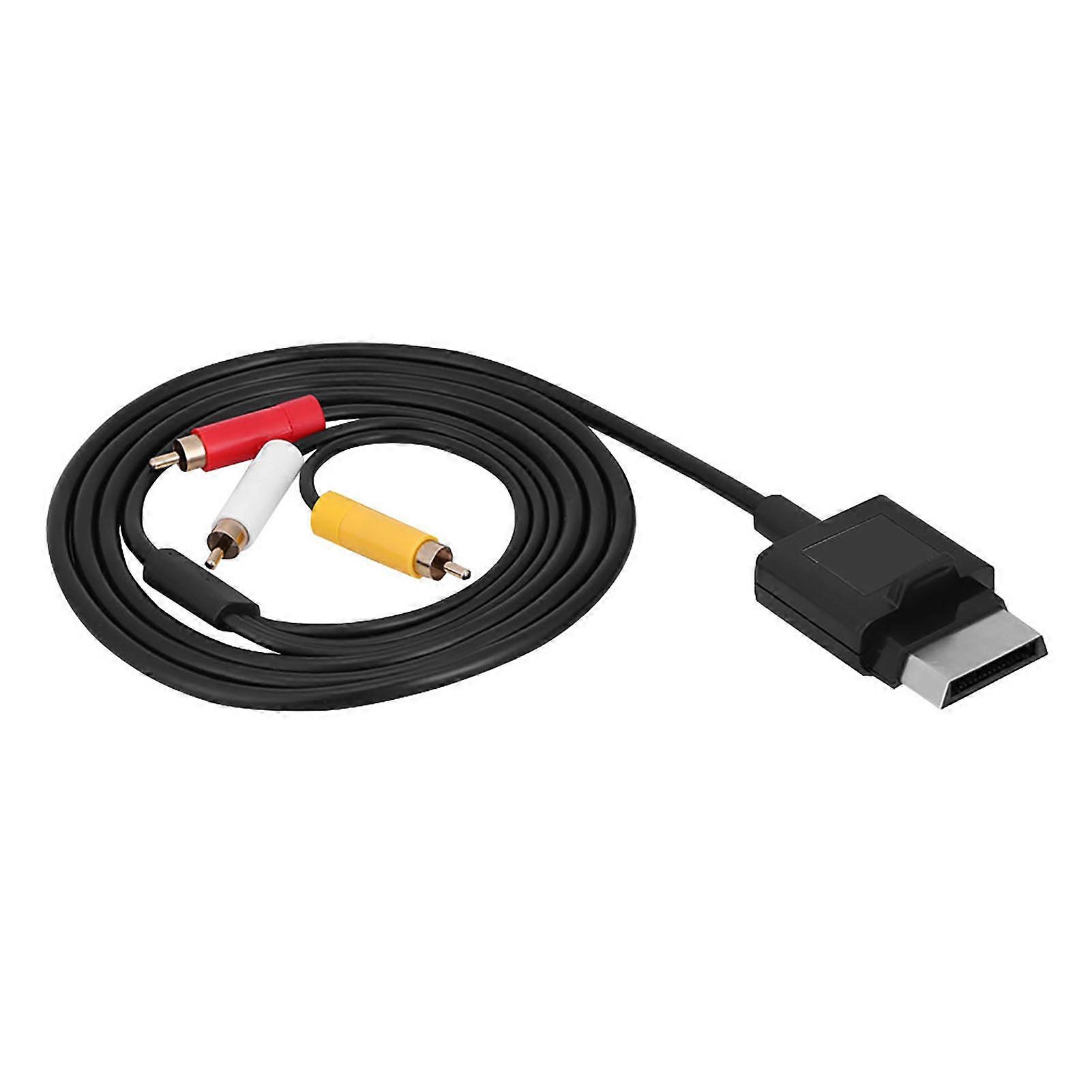 1.8M Component ABS TV Lead Cord AV Cable Audio Video Cord for XBOX 360 Slim