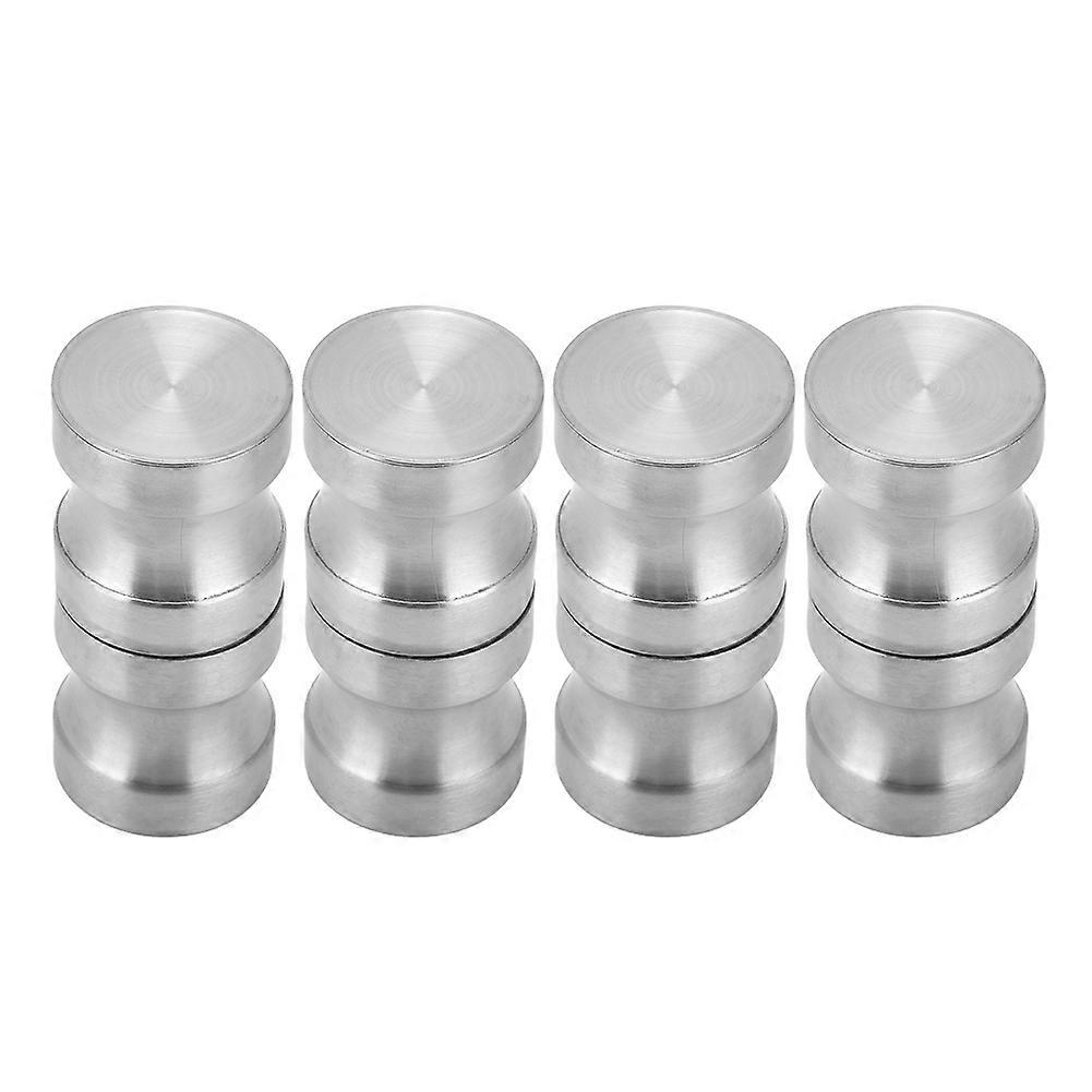 Stainless Steel Shower Glass Door Handle Pull Knobs Bathroom Accessory Set