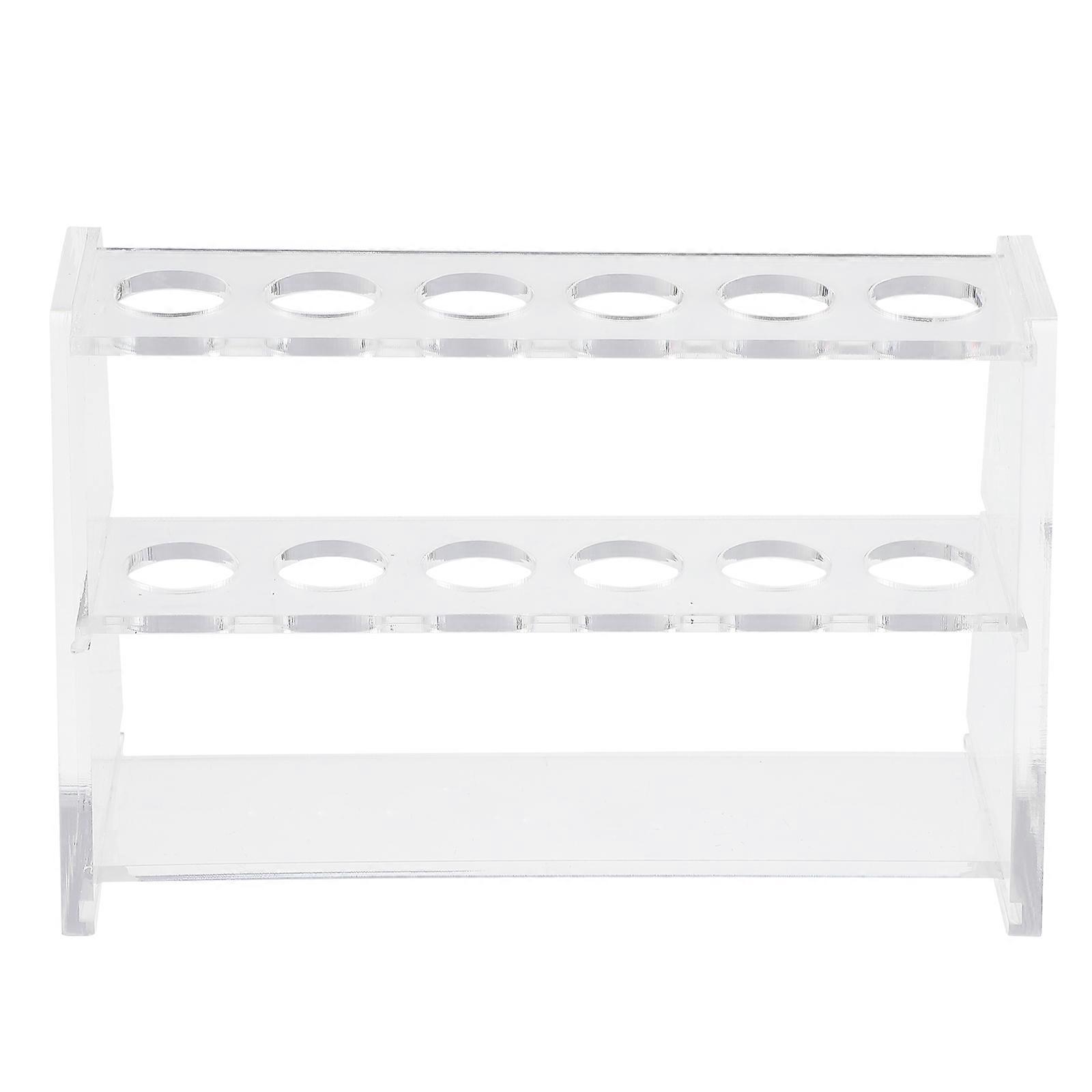 12-hole Test Tube Rack Dual-layer Centrifuge Tube Stand Acrylic Test Tube Holder