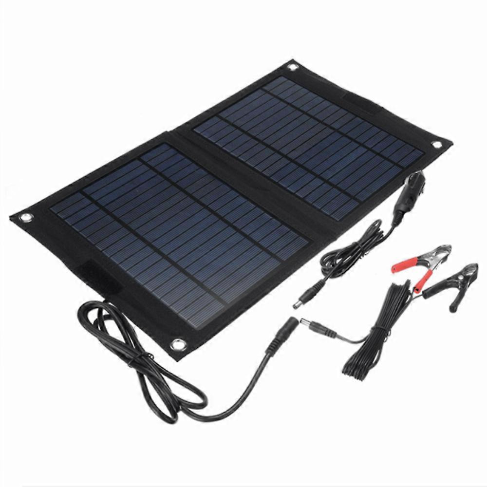 Vikbar solpanel - Polykristallint Kisel - Nödladdare för bilbatteri