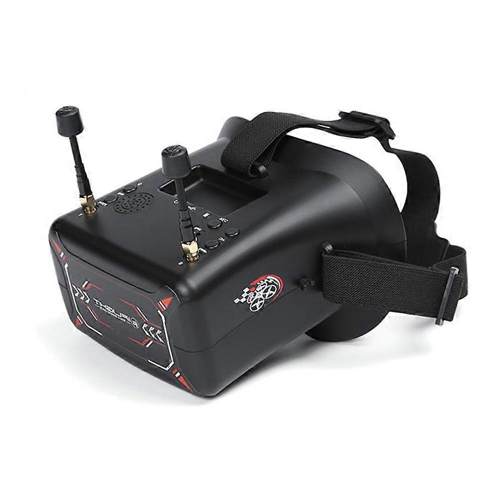 FPV Goggles 4.3inch 5.8GHz 40CH FPV -Mounted Goggles 800x400 with DVR Function Built-in Battery for FPV