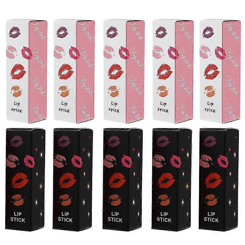 50pcs lip gloss boxes lipsticks tubes paper wrapping boxes diy lip gloss wrap