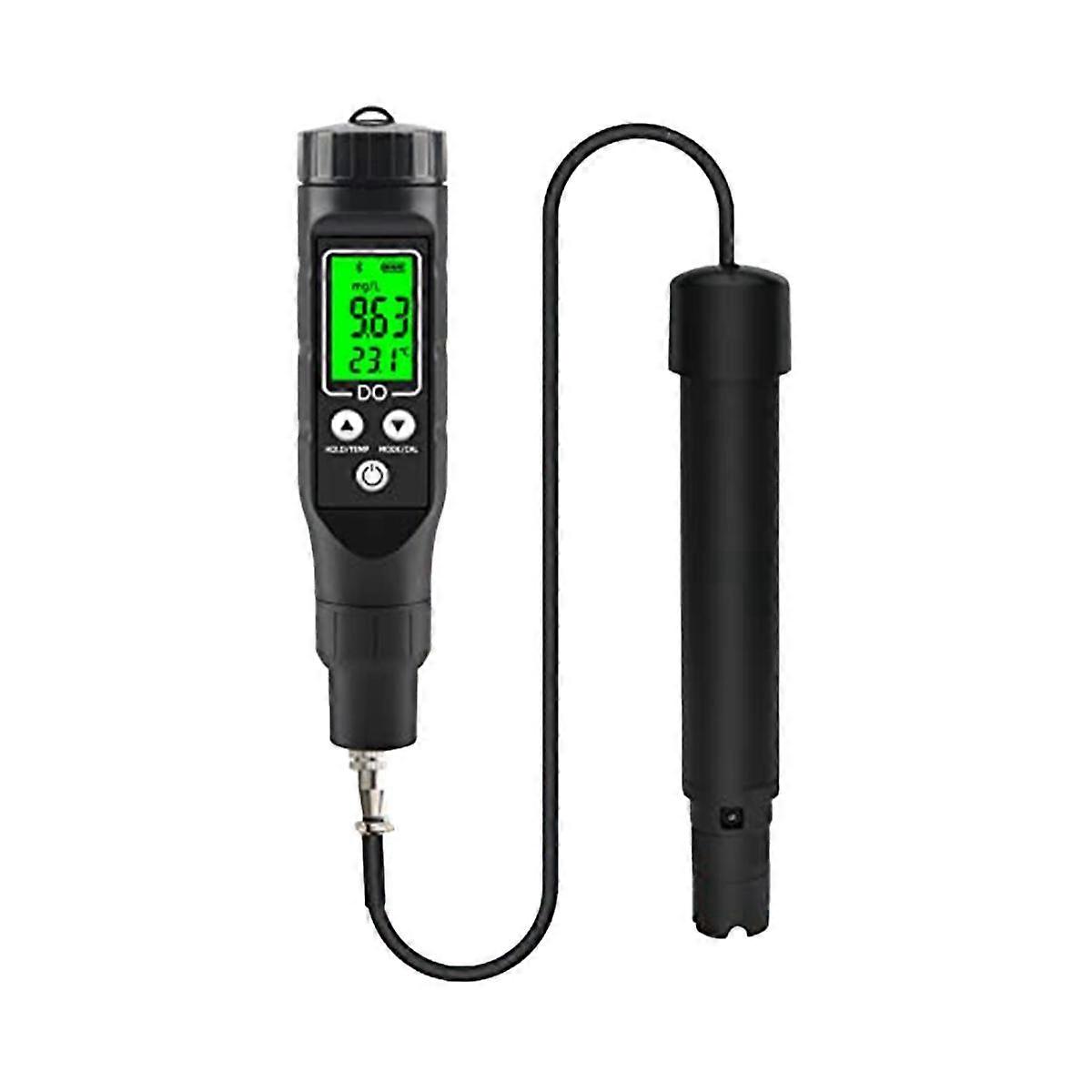 Smart Bluetooth Dissolved Oxygen Meter,Portable 0.0-30Mg/L Dissolved Oxygen Meter Range,Dissolved O
