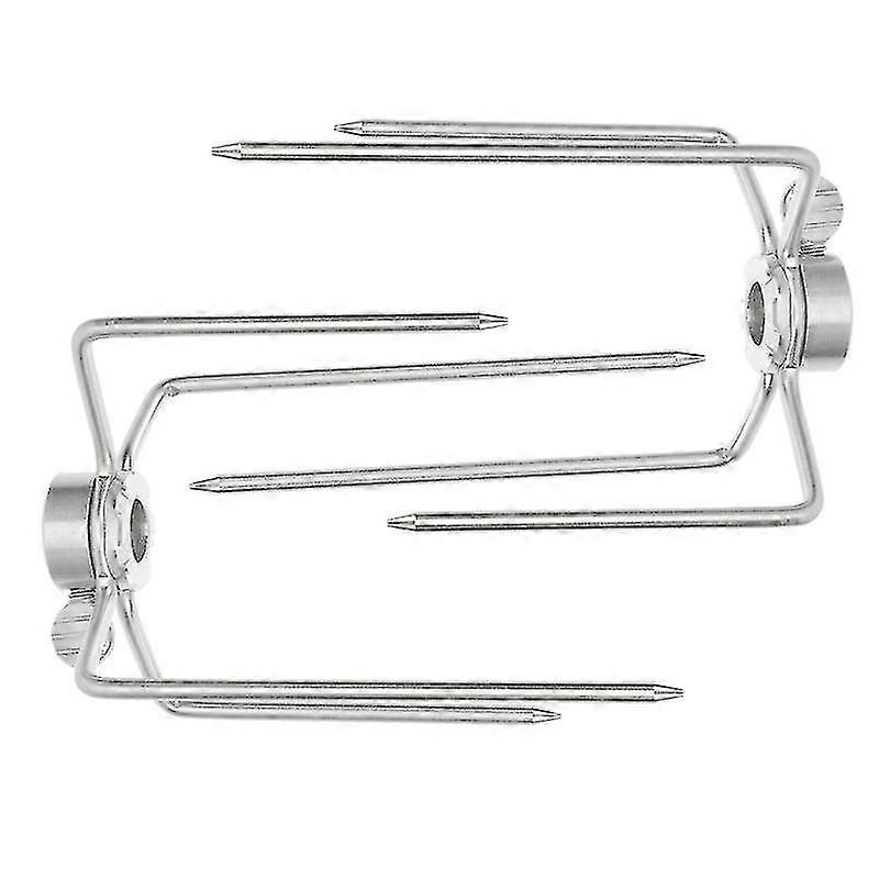 2pcs Stainless Steel Chicken Roasting Forks