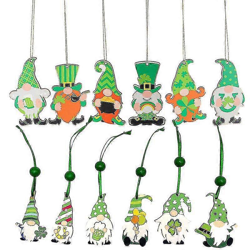 12pcs Gnome St Patrick's Day Pendant