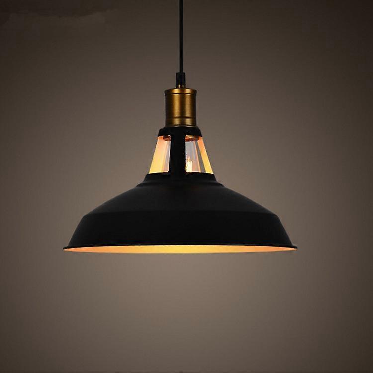 2Pcs Retro Ceiling Pendant Light Metal Lamp Shade Kitchen Dining