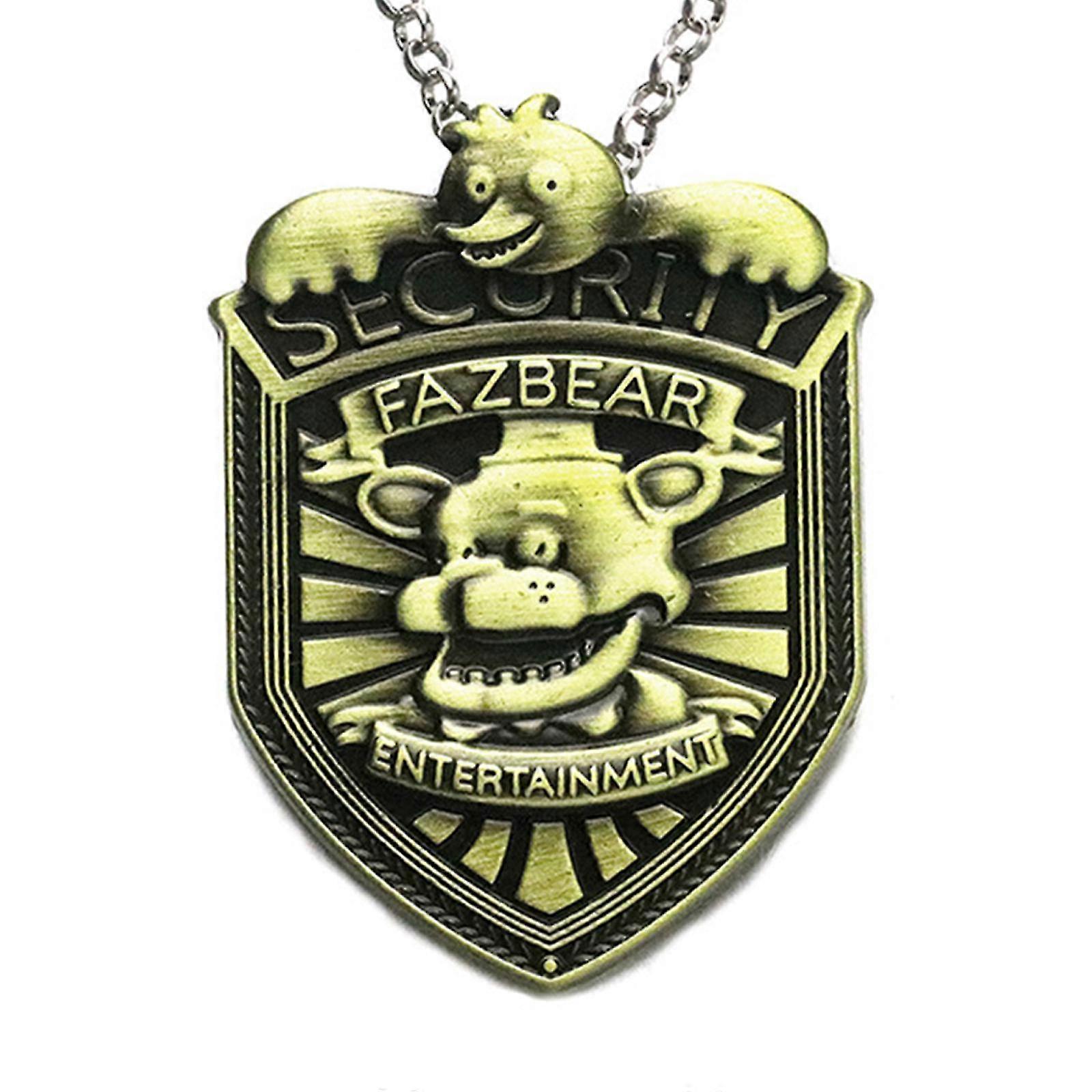 Badge de garde de sécurité FNAF - Pin's de garde de nuit de Freddy Fazbear