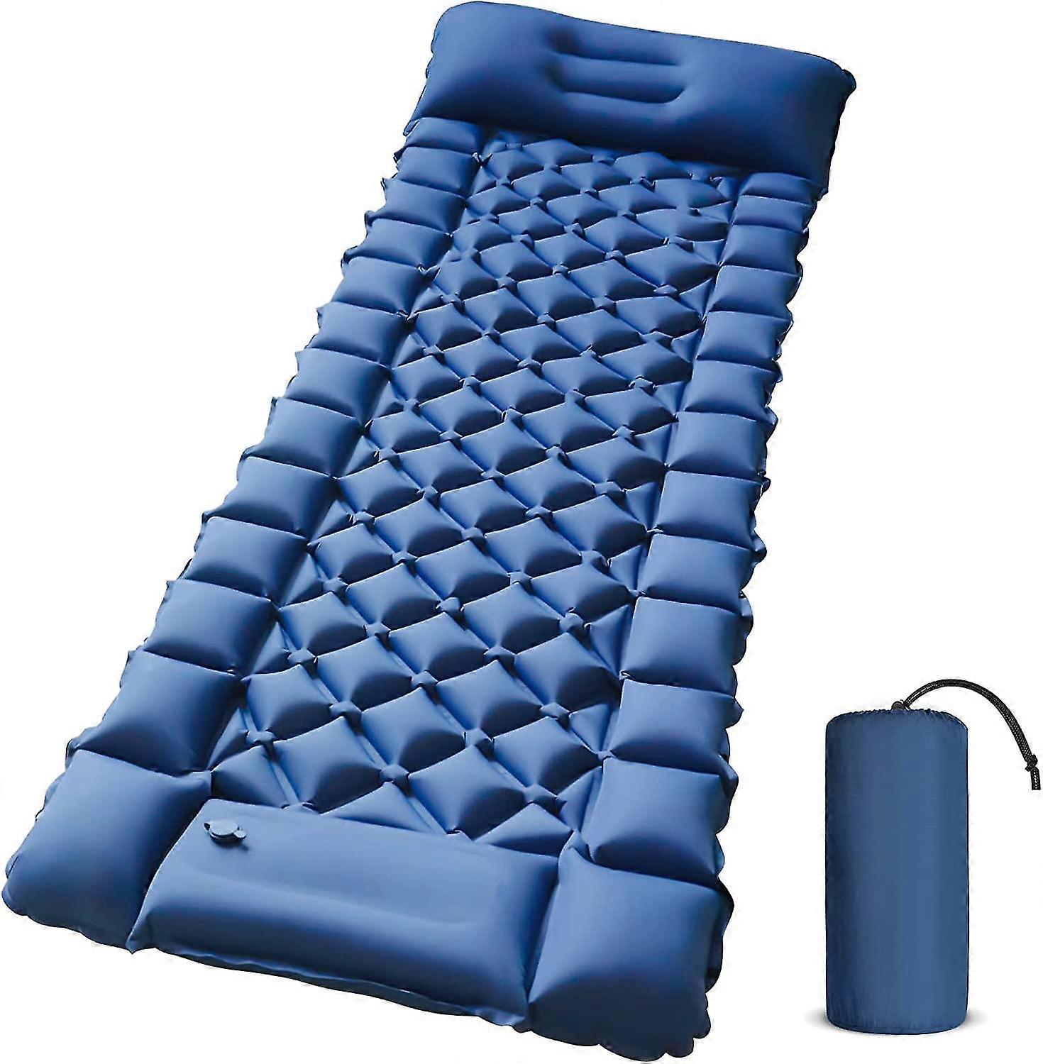 Ultralight πόδι πρέσα φουσκωτή με την ενσωματωμένη αντλία, αδιάβροχο στρώμα, πράσινο Lh-1