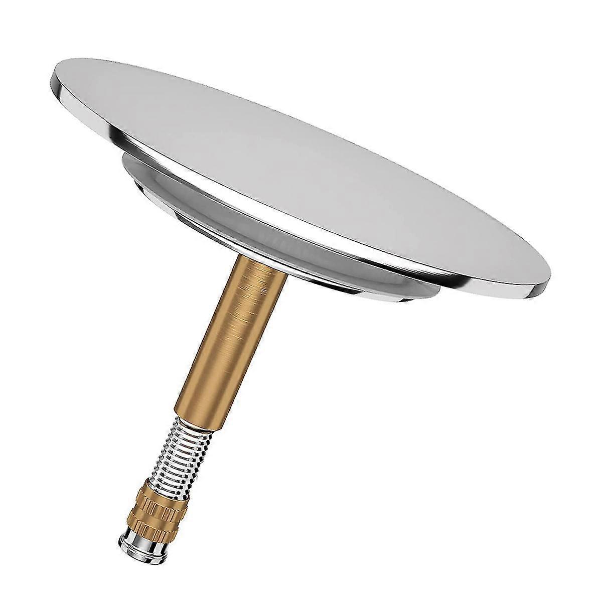 Badeplugg med universell passform - Rustfri badekarplugg med dobbel forsegling - Badeplugg for enhver standard -Suzuka