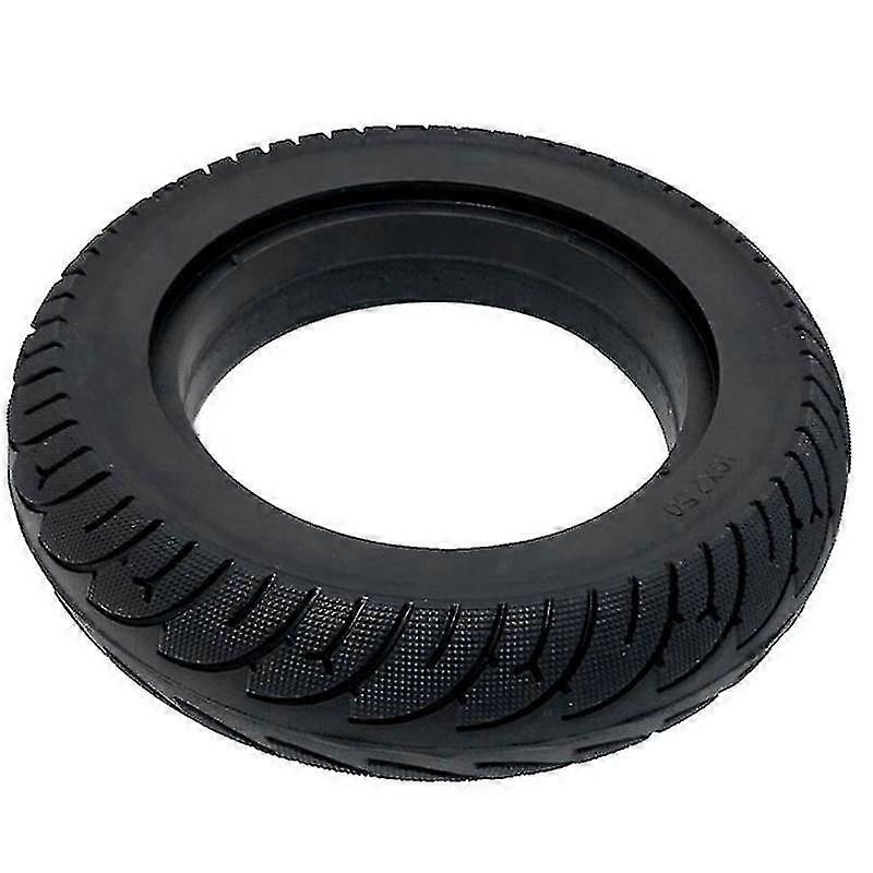10x2.5 Black Solid Tire Compatible With Electric Scooter Folding E-bike Widened Tyre Rubber Non-inflation Elect