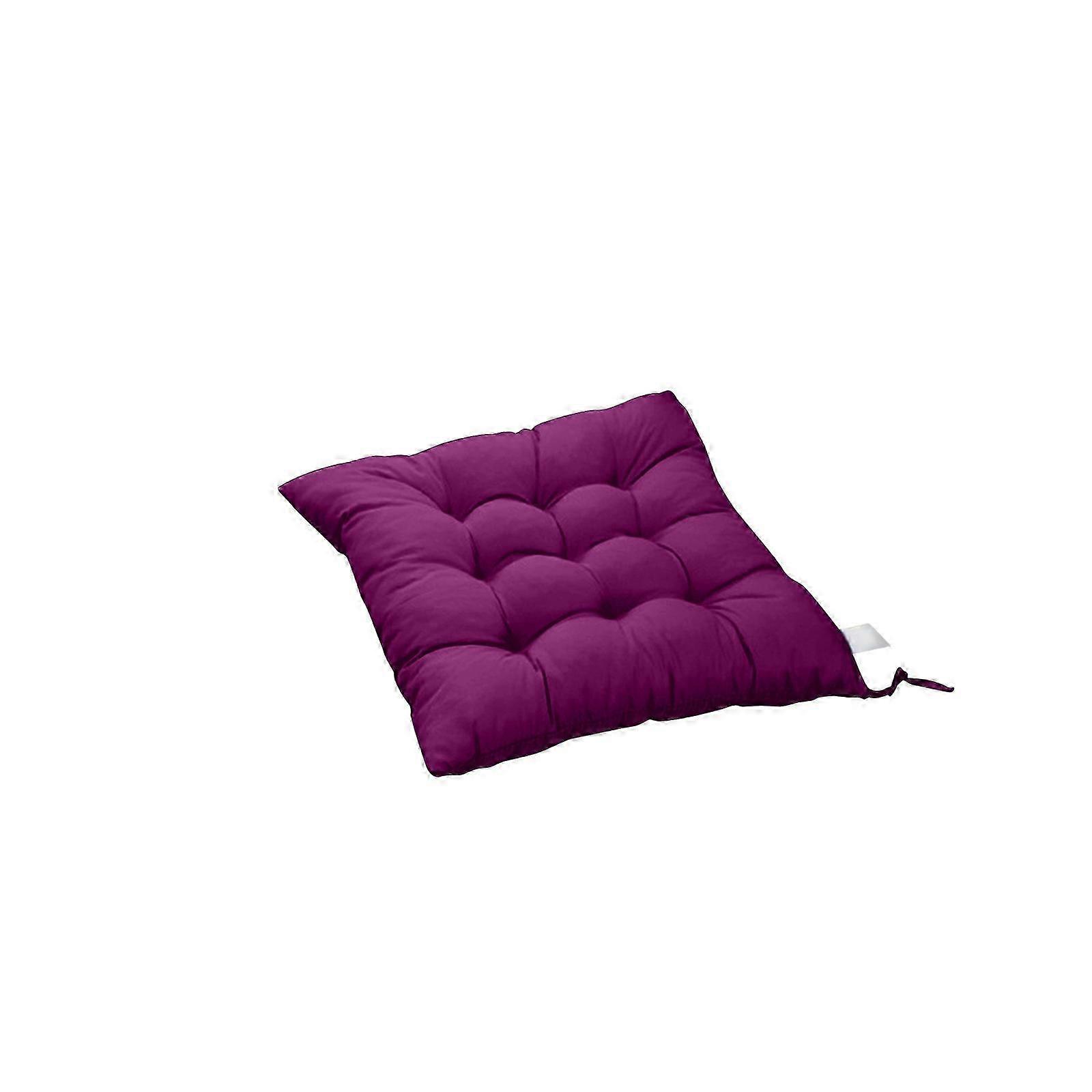 Solid Color Brushed Thickened Chair Cushion Office Chair Cushion Solid Color Brushed