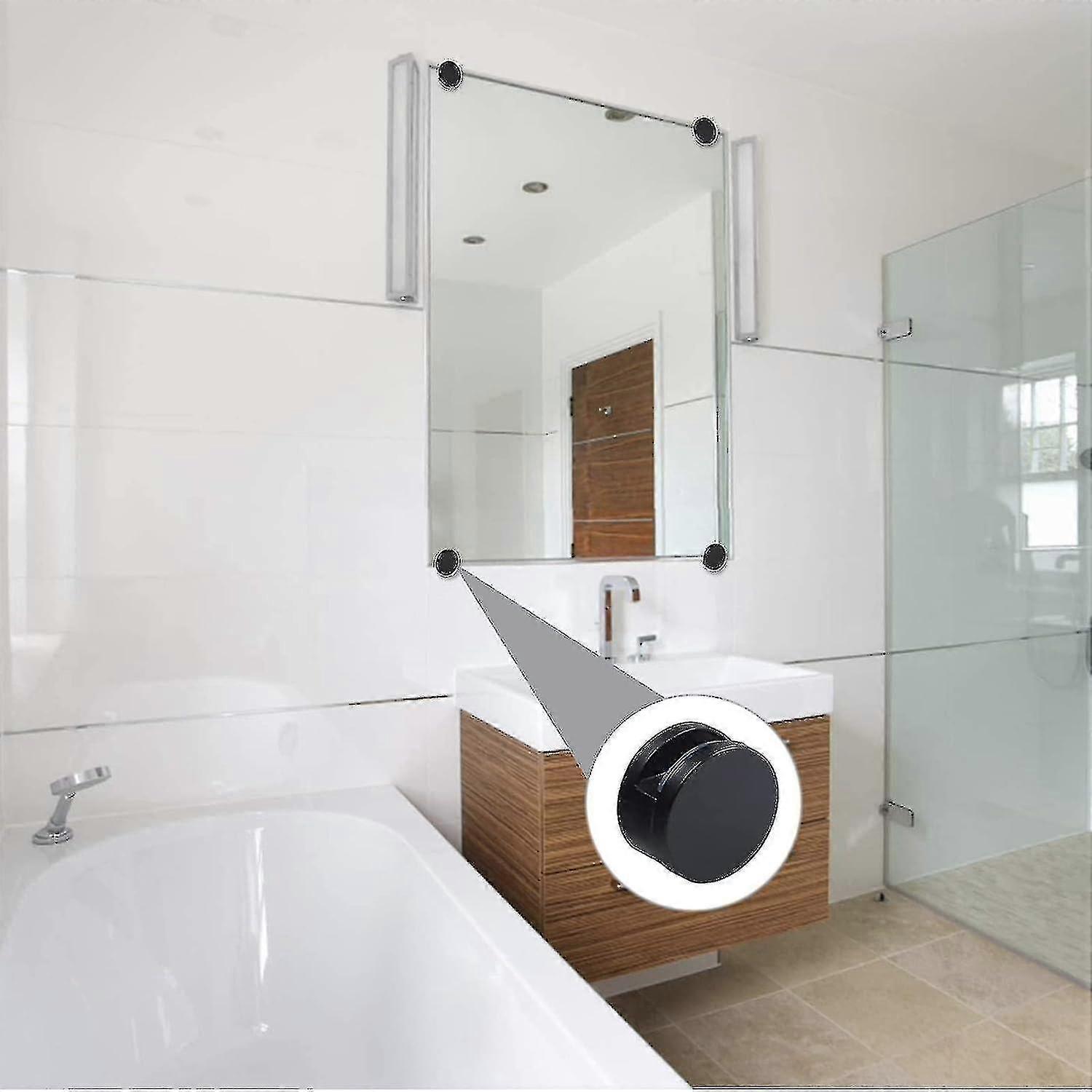 Mirror Clips, Mirror Mounting Clips, 4 Pcs Mirror Brackets,for Walls