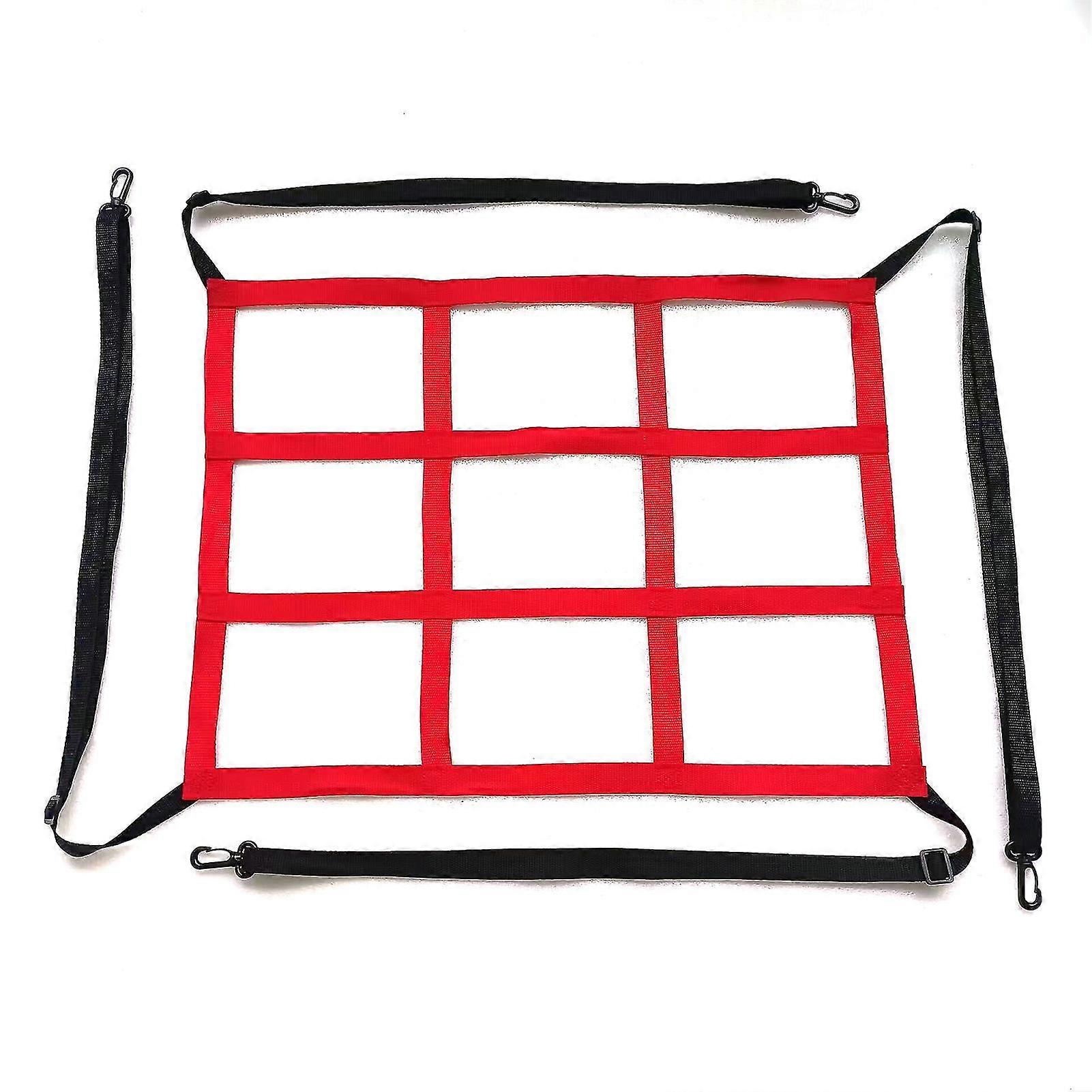 Baseball Training Net Adjustable Strike Zone Target 9 Pocket Softball Baseball Pitching Target Practice For Throwing Hitting Batting Catching - SNNGV