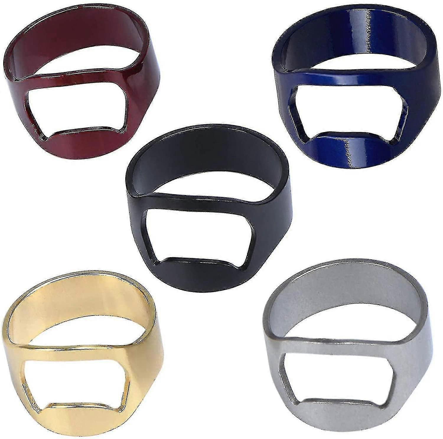 Ring Shape Beer Bottle Opener Creative Corkscrew Ring Bottle Opener Ring