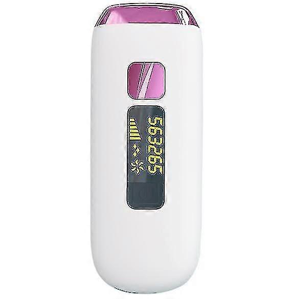 无痛永久脱毛设备 IPL，面部和身体脱毛，闪光 500,000 次（紫色）