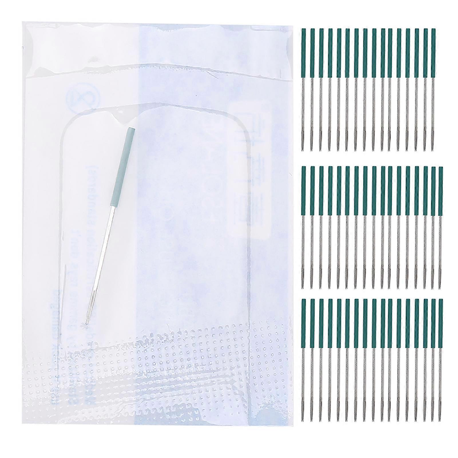 50PCS Professional Eyebrow Tattoo Needles Microblading Pen Shading Blades Permanent Makeup3RS