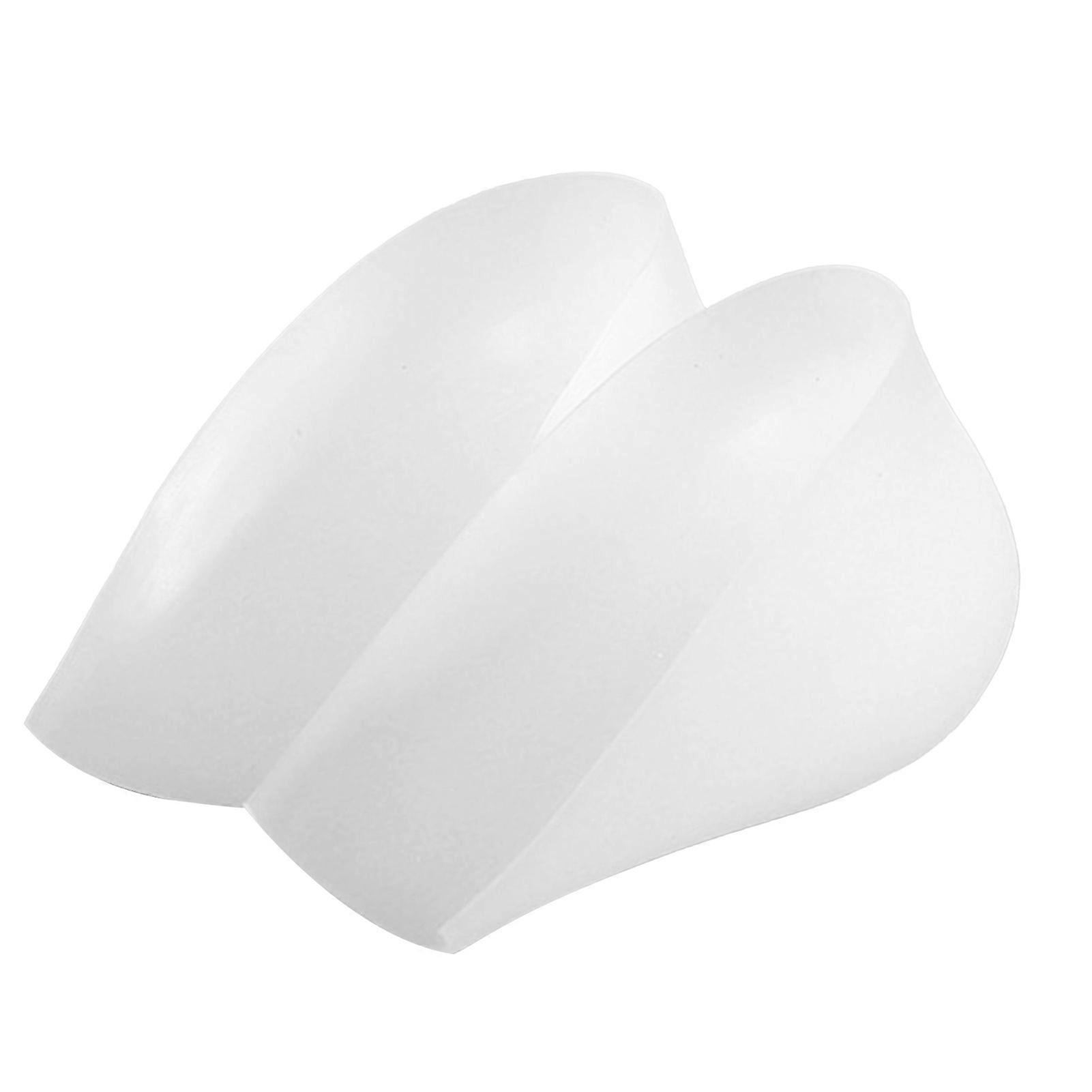 Concealed Height Increase Insoles Footbed Enhancers Increase Heel Cushion Transparent Silicone Heel Lift Pad Universal 1in