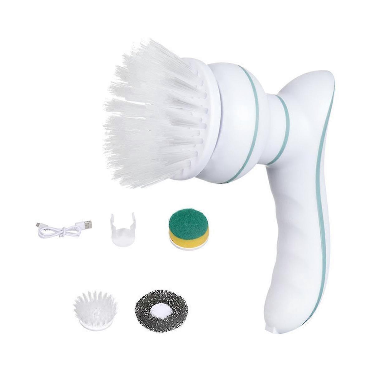 מגרד סחרור חשמלי, שפשוף מקלחת דו-מהיר עם מנוע חזק, ניקוי חשמלי עמיד למים