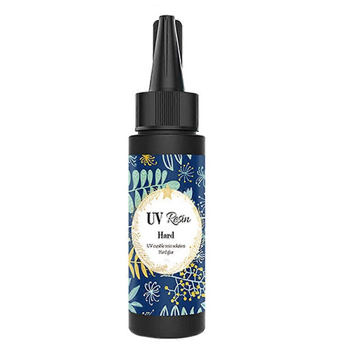 Hard UV Resin Glue Clear Ultraviolet Curing Quick Drying Epoxy Resin UV Glue DIY Jewelry Making Too