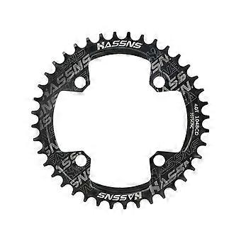 Fahrrad-Kettenblatt BCD 104 mm 40 Zähne Kettenradteile für Mountainbike-Fahrradfahren Schwarz