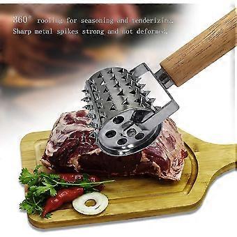 Attendrisseur à Viande MKNZOME - Acier Inoxydable - Pour Steak, Poulet, Porc - Lave-vaisselle