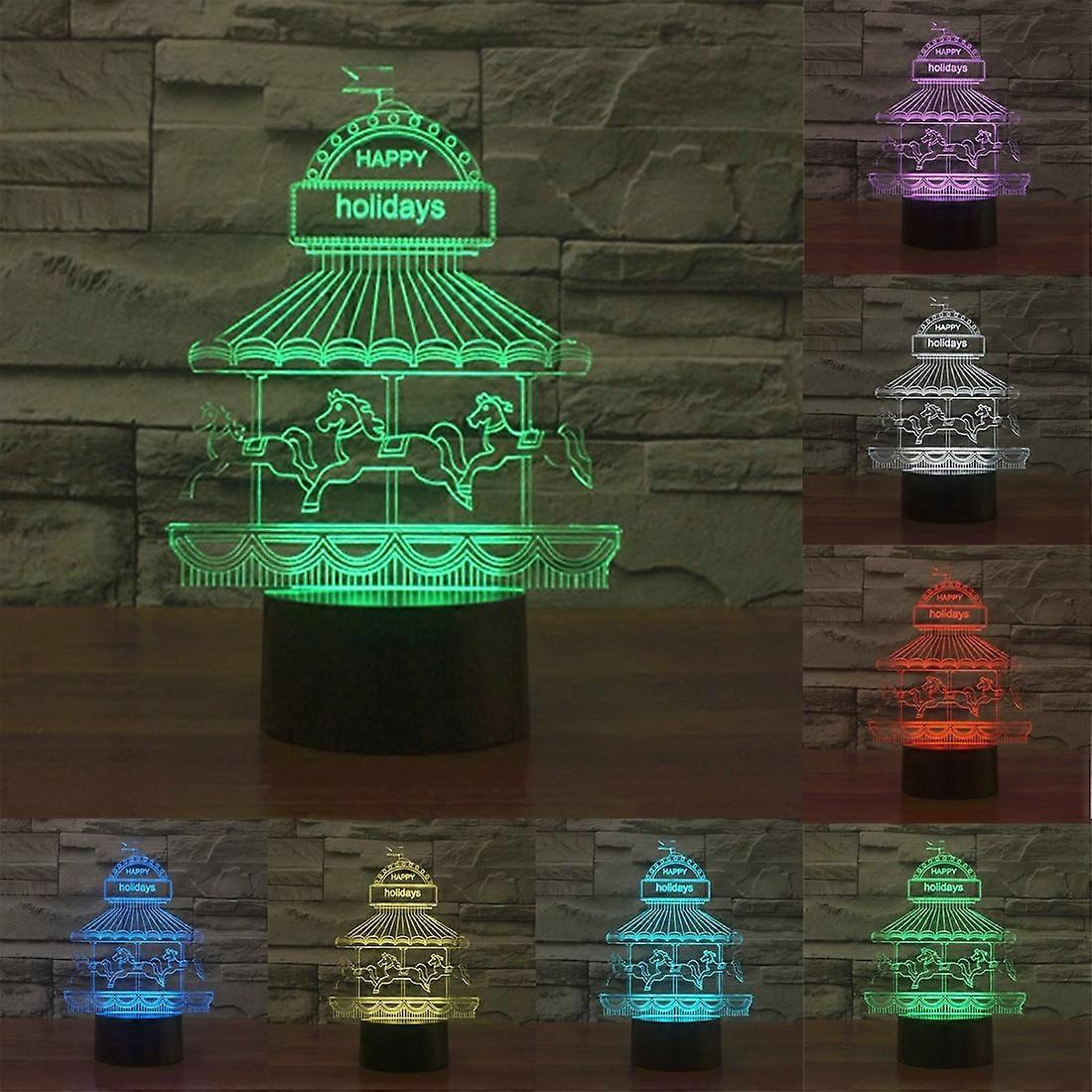 7-Colors 3D Acrylic LED Night Light