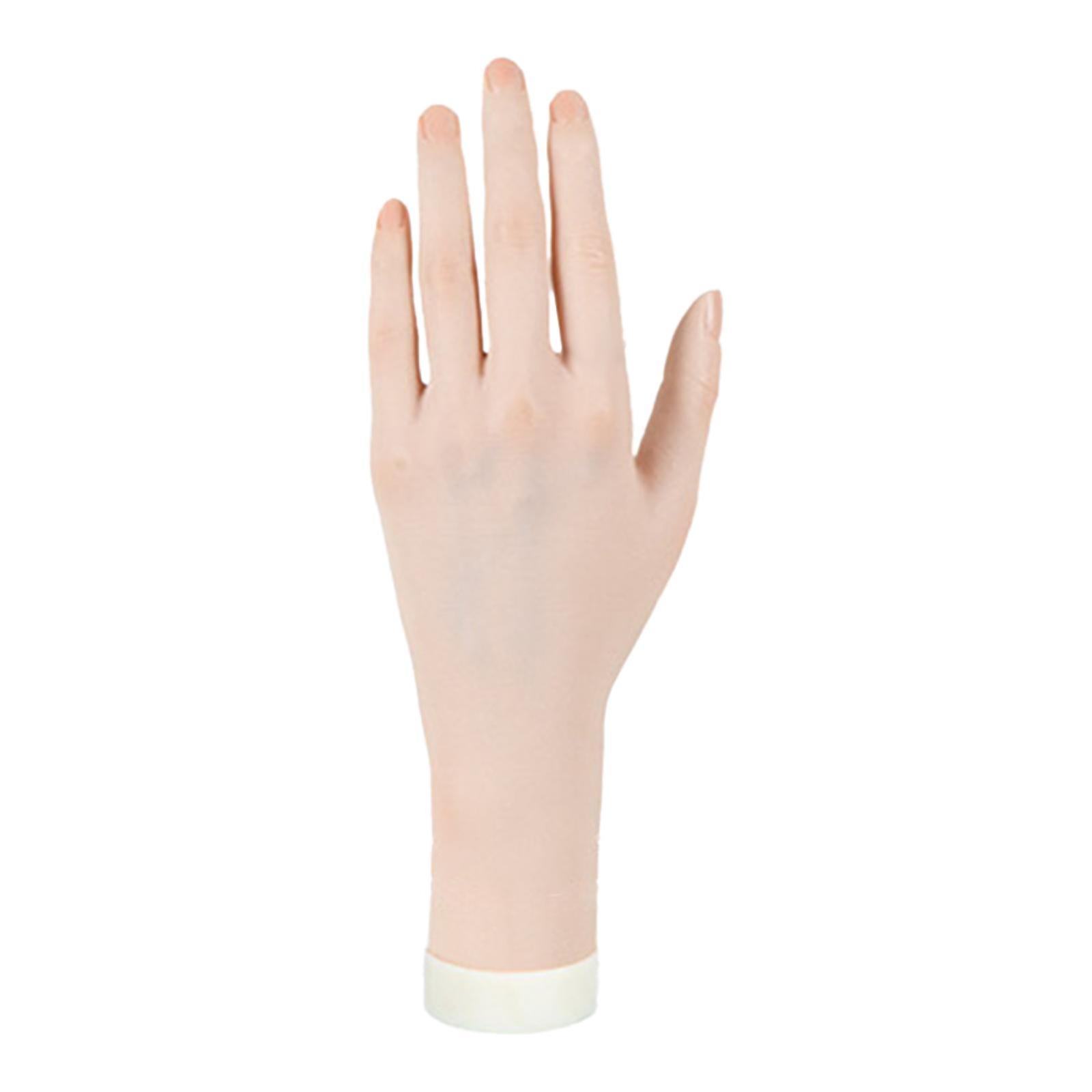 Practice Mannequin Hand Practice Hand for Acrylic Nails for Photograph Props left hand